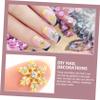 Healvian 160-Piece Snowflake Nail Decorations for Creative Nail Art view 2