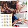 Healvian 160-Piece Snowflake Nail Decorations for Creative Nail Art view 3