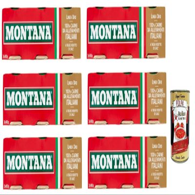 Italian Gourmet Oro Beef in Aspic, Cans, 6 x 3 x 90 g