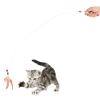 RXMORI Retractable Feather Wand Toy for Cats view 1