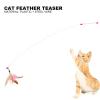 RXMORI Retractable Feather Wand Toy for Cats view 2