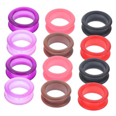 Kisangel 12 Silicone Finger Rings for Scissors