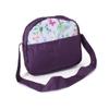 Bayer Chic 2000 Doll Diaper Bag with Accessories | Flowers Purple view 1