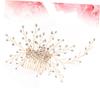 MAGICLULU 3-Piece Elegant Bridal Rhinestone Hair Comb Set for Wedding Day Decorations view 3