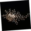 MAGICLULU 3-Piece Elegant Bridal Rhinestone Hair Comb Set for Wedding Day Decorations view 4