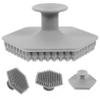 MAGICLULU 4-Piece Deep-Cleansing Facial Brush Set, Silicone view 3