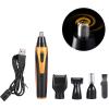 4-in-1 USB Rechargeable Nose and Ear Hair Trimmer Set view 4