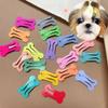 Cuhair Hair Clips for Dogs and Cats, Cute, 2.5 cm, Small Bone Closure, Multicolor, 10 Pieces view 2