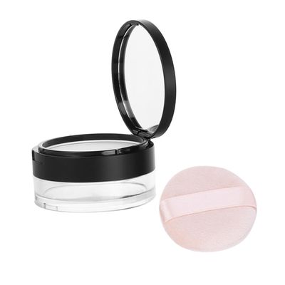 MAGICLULU Powder Compact with Mirror, Travel Powder Case Made of Durable Material, Small and Lightweight, for Loose Powder, Leak-Resistant