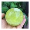 JRXFXEKW Natural Quartz Crystal Sphere with Citrine Stones view 2