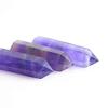 JRXFXEKW 3-Piece Natural Purple Fluorite Point Energy Wands, 65–75 mm, for Feng Shui view 2