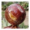 JRXFXEKW Natural Wood Sphere with Quartz Crystal view 2