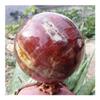 JRXFXEKW Natural Wood Sphere with Quartz Crystal view 3