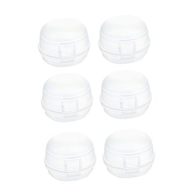 JECOMPRIS Gas Stove Knob Covers, 6-Pack, White Plastic Safety Covers with Childproofing
