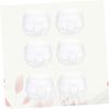 JECOMPRIS Gas Stove Knob Covers, 6-Pack, White Plastic Safety Covers with Childproofing view 3