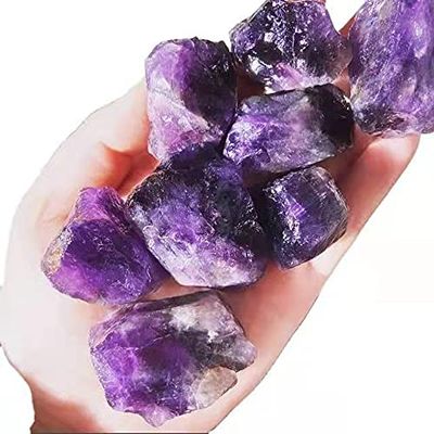 JRXFXEKW 500 g Brazilian Raw Amethyst Chunks