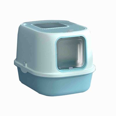 Hooded Cat Litter Box with Drawer and Scoop