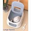Hooded Cat Litter Box with Drawer and Scoop view 4