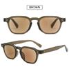 VEVESMUNDO Square Tinted Sunglasses Reading Glasses for Women and Men, +1.0 to +4.0, Brown Frame and Lenses, +3.0 view 3