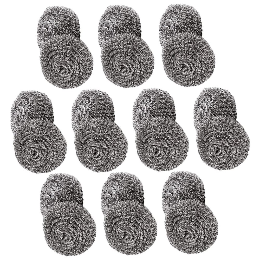 minkissy 20-Piece Stainless Steel Wire Cleaning Brushes for Dishwashers and Pots