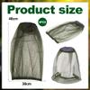 Mosquito Head Net Face Cover, Black, 6-Pack view 2