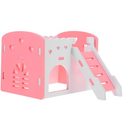 Supvox Hamster Hideout for Small Animal Cages, Decorative Hamster House with Guinea Pig and Rat Hideout Function