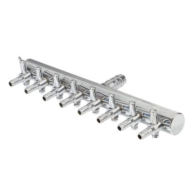 ORFOFE 8 8-Lever Aquarium Airflow Diverter, Metal Oxygen Tube Dispenser