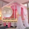 GLMGBP Bed Canopy, Dustproof Mosquito Net, Bedroom Decoration, Luxury Bed Curtain, Double-Shading and Wind-Protection Design (Size: 180 x 200 x 200 cm) view 4