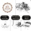 BE Lash Artisan 6D | 0.07 Loose Silk Lash Fans, C-14 mm view 3