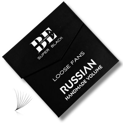 BE Lash Artisan 8D | 0.07 Loose Silk-Fiber Lash Fans, Handmade Quality, Up to 510 Ready-Made Fans, Volume Technique Made Easy (D-9 mm)