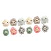 Healvian 12-Piece Cartoon Animal Bath Poufs for Boys and Girls view 1