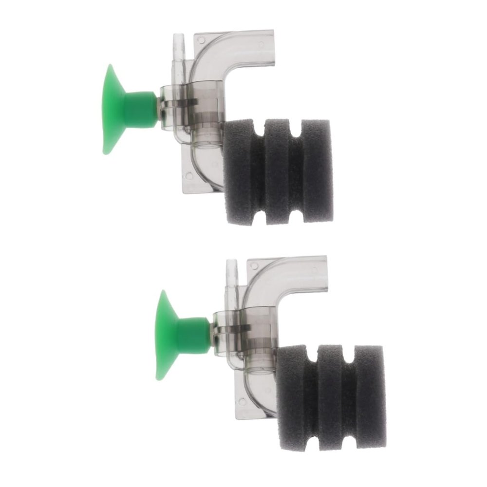 Yardwe 2-Piece Mini Aquarium Sponge Filter for Freshwater Aquariums