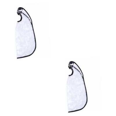 MAGICLULU 2-Piece Hair-Washing Shield and Styling Cape with Elastic Edge