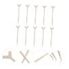MAGICLULU 3 Sets Heated Eyelash Curlers, Lash Separator Combs and Lash Lift Tools, 10 Pieces Each view 2