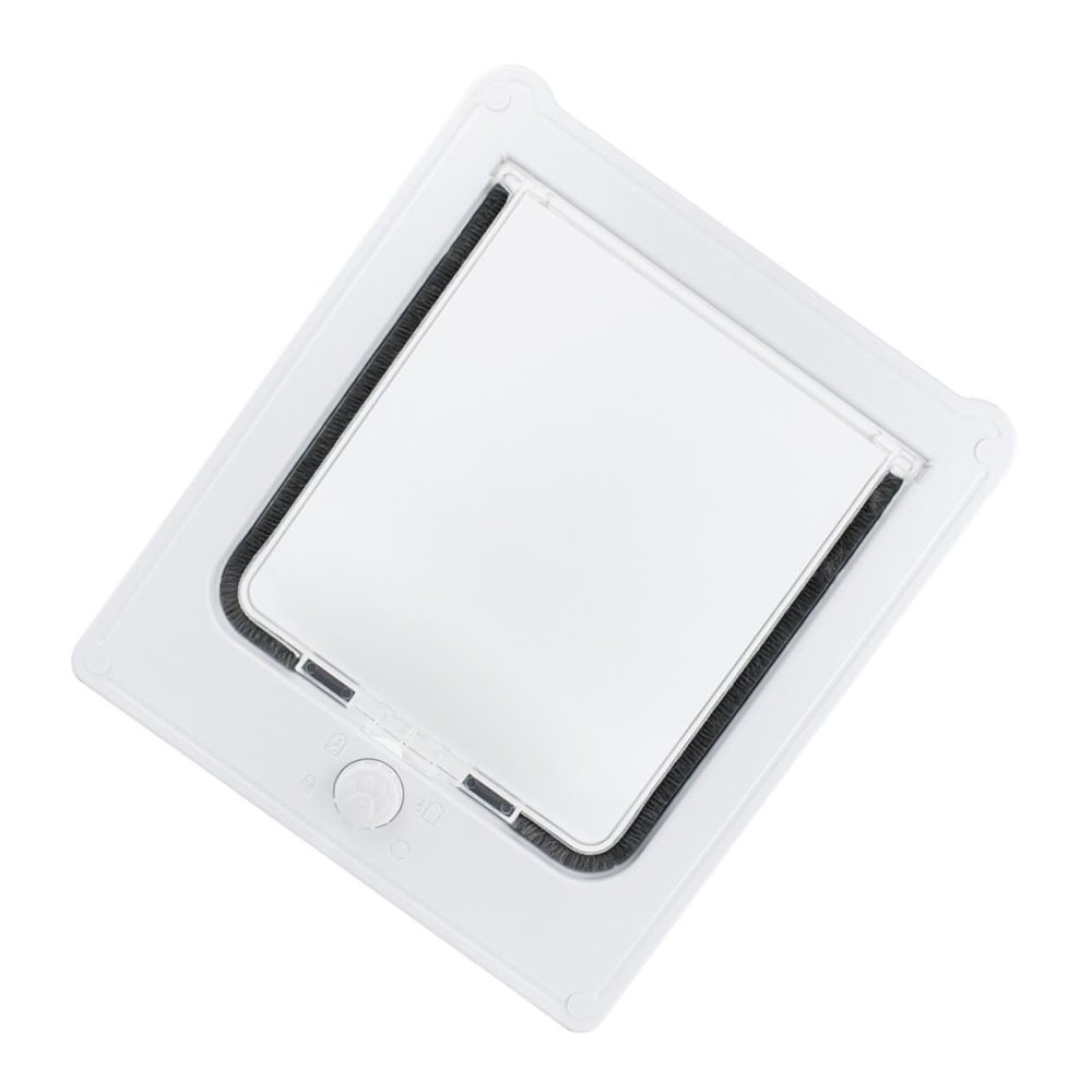 Magnetic Pet Door with Automatic Closure, White, ABS/PC