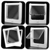 Magnetic Pet Door with Automatic Closure, White, ABS/PC view 2