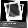 Magnetic Pet Door with Automatic Closure, White, ABS/PC view 3