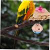 BESPORTBLE Natural Wood Bird Stand and Toy Platform for Parrots view 2