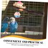 BESPORTBLE Natural Wood Bird Stand and Toy Platform for Parrots view 4
