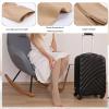 Compression Socks for Women and Men, Class 2, Zippered Nylon Knee-High Support Socks, Open Toe, for Varicose Veins and Flights view 2