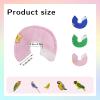 LuckyOpt Bird Recovery Collar for Small Parrots, Yellow, S view 2
