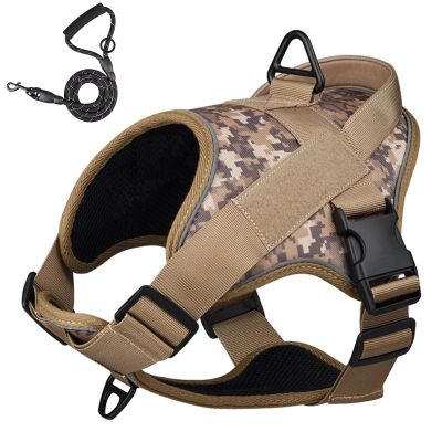 RUYICZB Tactical No-Pull Dog Harness Vest, Camo, XL