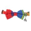 Supvox Adjustable Dog Collar with Rainbow Bowtie view 1