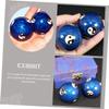Blue Cloisonné Enamel Chinese Hand-Rolling Balls with Taiji Pattern view 4