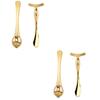MAGICLULU 2 Sets Beauty Rollers, Skincare Tools, T-Shaped Double-Ended Eye Cream Applicators view 1