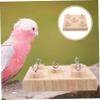VANZACK 2-Piece Wooden Toy for Parrots, Nibbling, Training and Enrichment for Budgies and Other Pets view 4