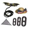 VANZACK Reptile Lizard Costume Set with Leash view 1