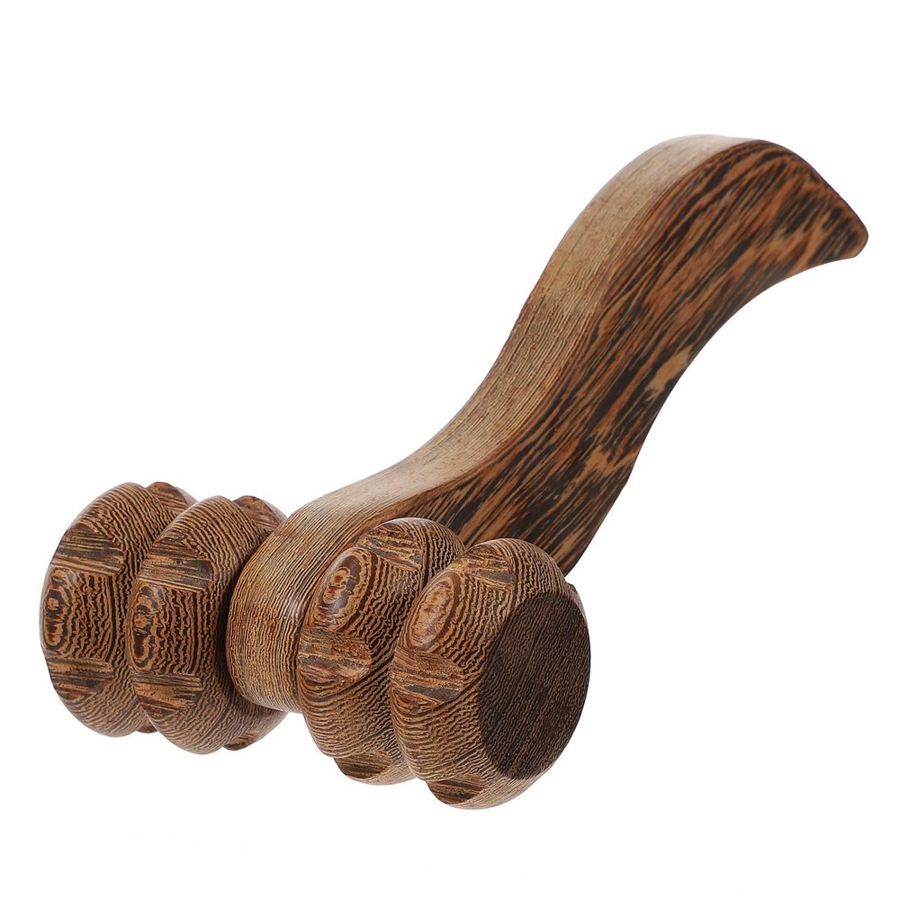 FOMIYES 2-Piece Hornbeam Massage Roller Set for Back and Legs