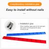 Threshold Ramp, Curb Ramp, Non-Slip, 1–6.5 cm High, for Bicycle, Wheelchair, Robot Vacuum, Garage and Storage (Gray) view 4