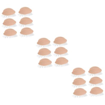 MAGICLULU 9 Pairs Replacement Eyelids for Eyelash Mannequin Head, Silicone Lash Practice Kit